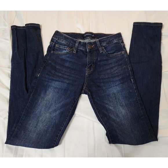 Aeropostale Size 2 Long Womens Jeans Skinny Mid Rise - Picture 7 of 13